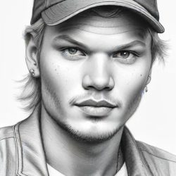 Avicii Drawing Sketch Picture