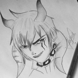 Azazel Drawing Stunning Sketch