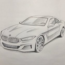 BMW Drawing Art