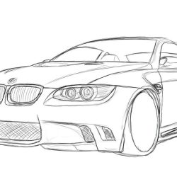 BMW Drawing Creative Style