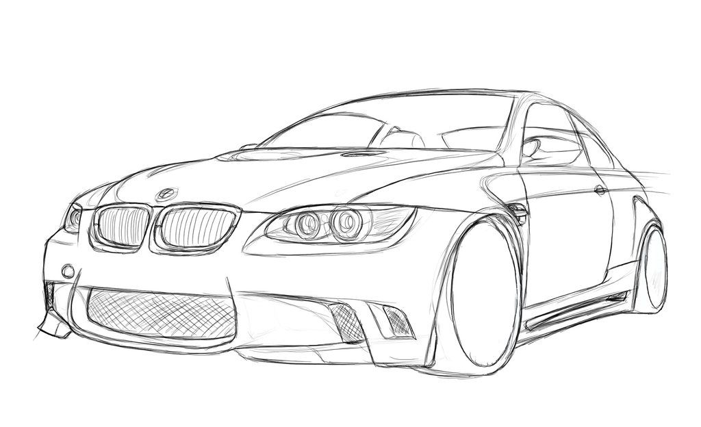 BMW Drawing Creative Style