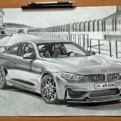 BMW Drawing Hand drawn