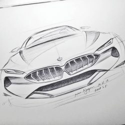 BMW Drawing Sketch