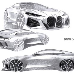 BMW Drawing Unique Art