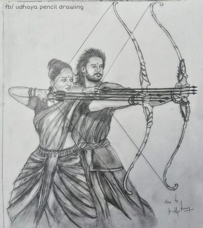 Baahubali, Betrayal, Legacy, Kingdom, Warrior Drawing