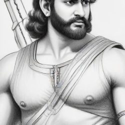 Baahubali Drawing Art Sketch Image