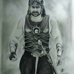 Baahubali Drawing Creative Style