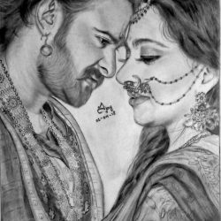 Baahubali Drawing Fine Art