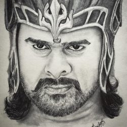 Baahubali Drawing Hand drawn Sketch