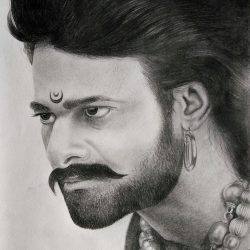 Baahubali Drawing Intricate Artwork