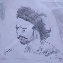 Baahubali Drawing Professional Artwork