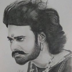 Baahubali Drawing Realistic Sketch