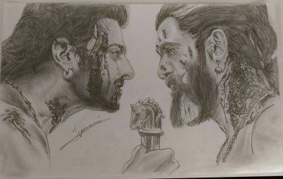 Baahubali, Epic, Valor, Kingdom, Betrayal Drawing