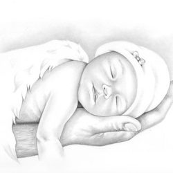 Baby Angel Drawing Amazing Sketch