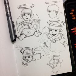 Baby Angel Drawing Art