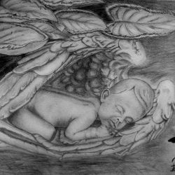 Baby Angel Drawing Creative Style