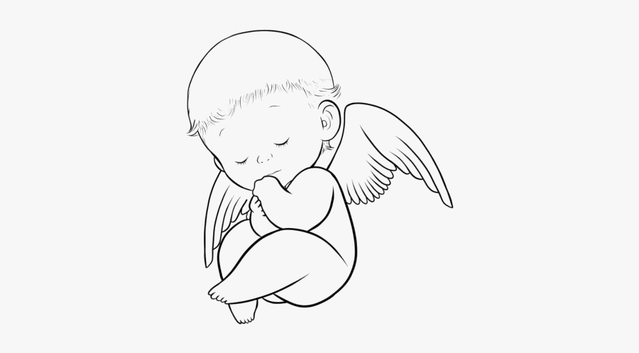 Baby Angel Drawing Sketch