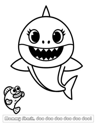 Baby Shark, Adventure, Ocean, Doo Doo, Family Drawing