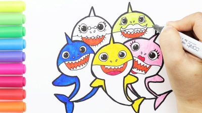 Baby Shark, Adventure, Ocean, Doo Doo, Family Drawing