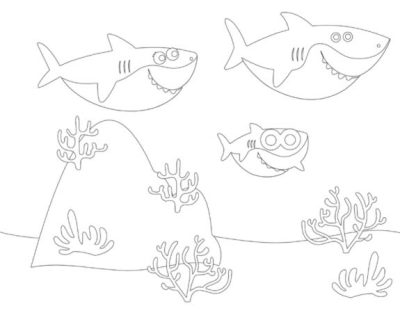 Baby Shark, Doo Doo, Adventure, Family, Ocean Drawing