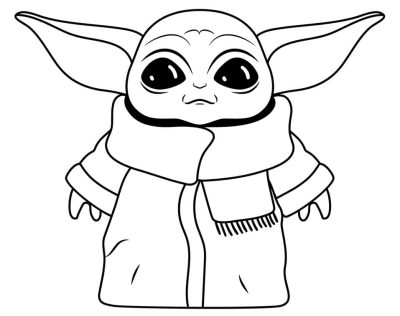 Baby Yoda Cute, Galactic Cuteness, Adorable Creature, Tiny Jedi, Beloved Character Drawing