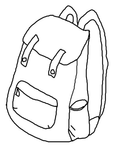 Backpack, Storage, Gear, Travel, Adventure Drawing