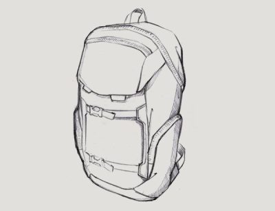 Backpack, Storage, Convenience, Adventure, Travel Drawing