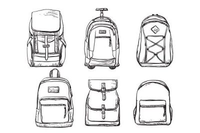 Backpack, Adventure, Gear, Travel, Storage Drawing