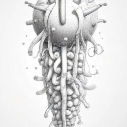 Bacteria Drawing Art Sketch Image