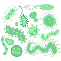 Bacteria Drawing Intricate Artwork