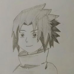 Bad Sasuke Drawing Fine Art