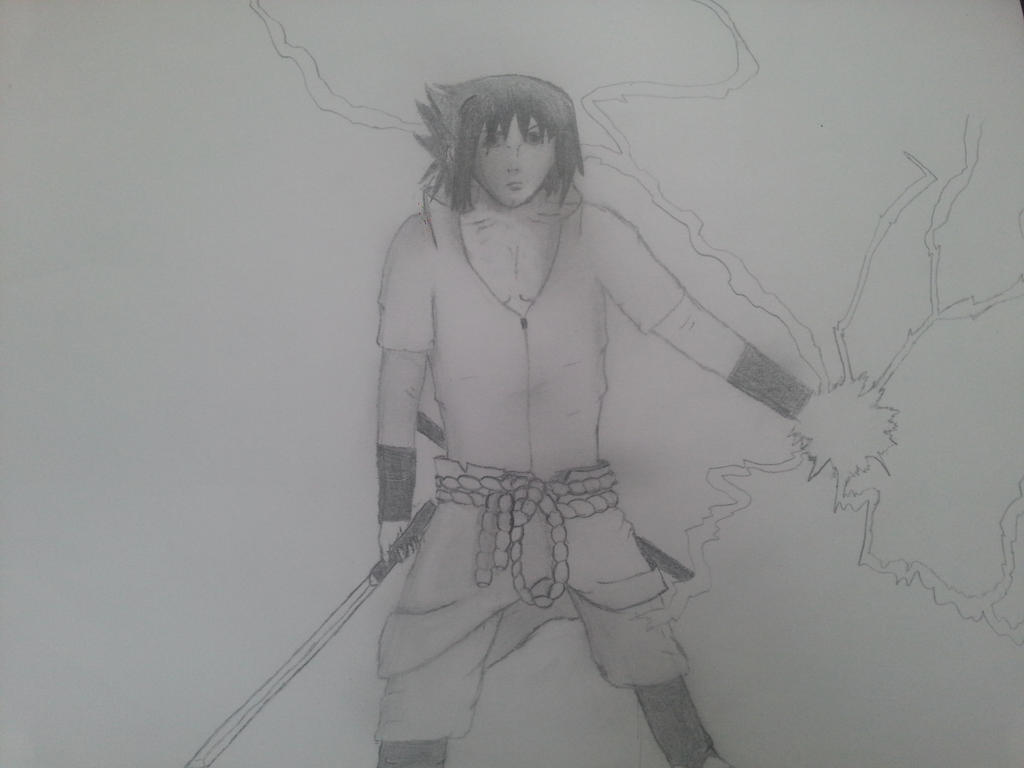Bad Sasuke Drawing Sketch