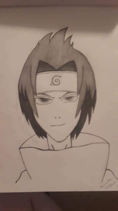 Bad Sasuke, Shadowed Path, Rivalry Unleashed, Turbulent Emotions, Dark Intentions Drawing