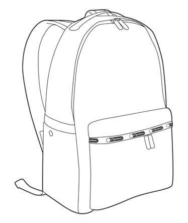 Bag, Tote, Backpack, Satchel, Purse Drawing