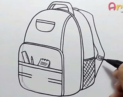 Backpack, Adventure, Gear, Exploration, Travel Drawing