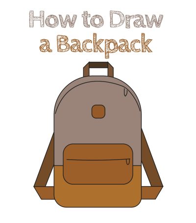 Backpack, Travel, Gear, Exploration, Adventure Drawing