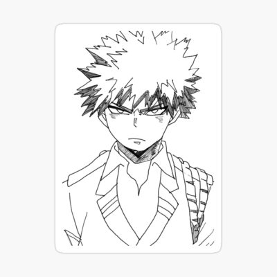 Bakugo, Heroic, Explosive, Rival, Determined Drawing