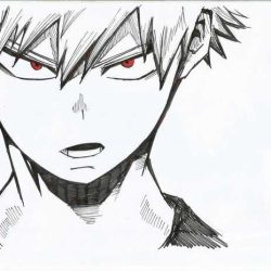 Bakugo Drawing Image