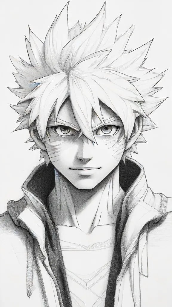 Bakugo Drawing Sketch Picture