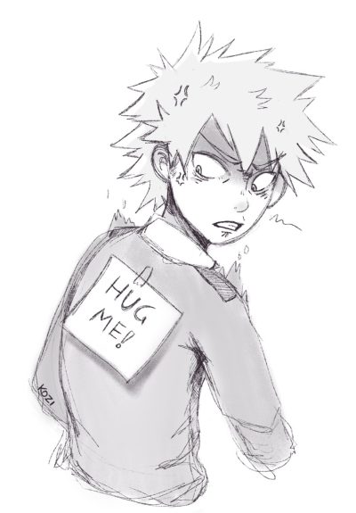 Bakugo, Determined, Rival, Explosive, Heroic Drawing