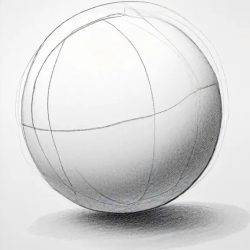 Ball Drawing Sketch Photo