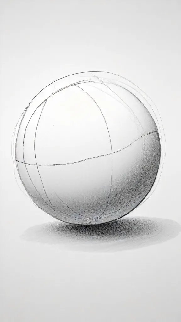 Ball Drawing Sketch Photo