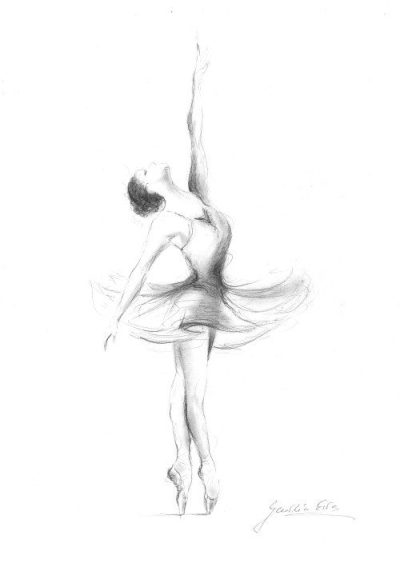 Ballerina, Performance, Artistry, Grace, Dance Drawing