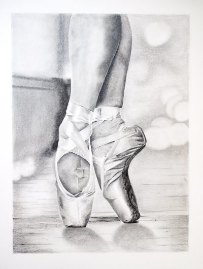 Ballet Shoes, Dance Journey, Sisterhood, Dreams, Adventure Drawing