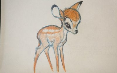 Bambi, Growth, Forest, Loss, Friendship Drawing