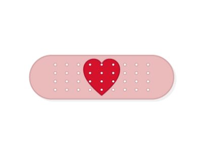 Band Aid, Protection, Support, Comfort, Healing Drawing