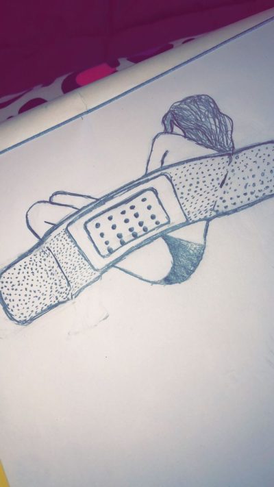 Band Aid, Healing, Recovery, Care, Support Drawing