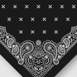 Bandana Drawing Detailed Sketch