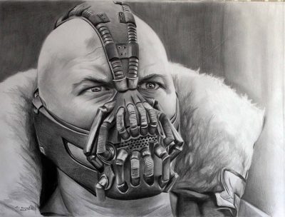 Bane, Strength, Villain, Chaos, Fear Drawing