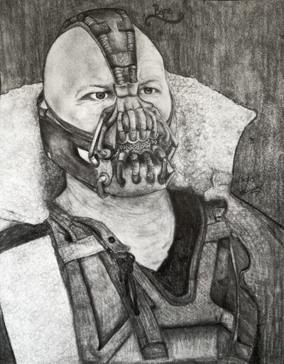 Bane, Villain, Darkness, Strength, Fear Drawing